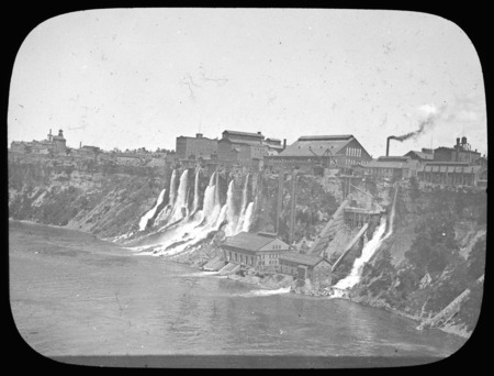 Mill wasteways at Niagara Falls, Niagara, New York.