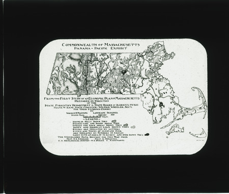 Soil map, Panama Pacific Exposition 1915, Massachusetts.
