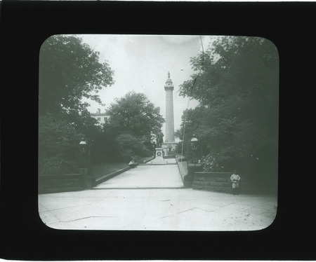 Severn Teackle Wallis Statue, east end of Mount Vernon Place, Baltimore, Maryland.
