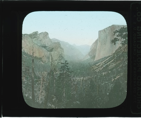 Three Sisters and El Capitan, Yosemite Valley, California.