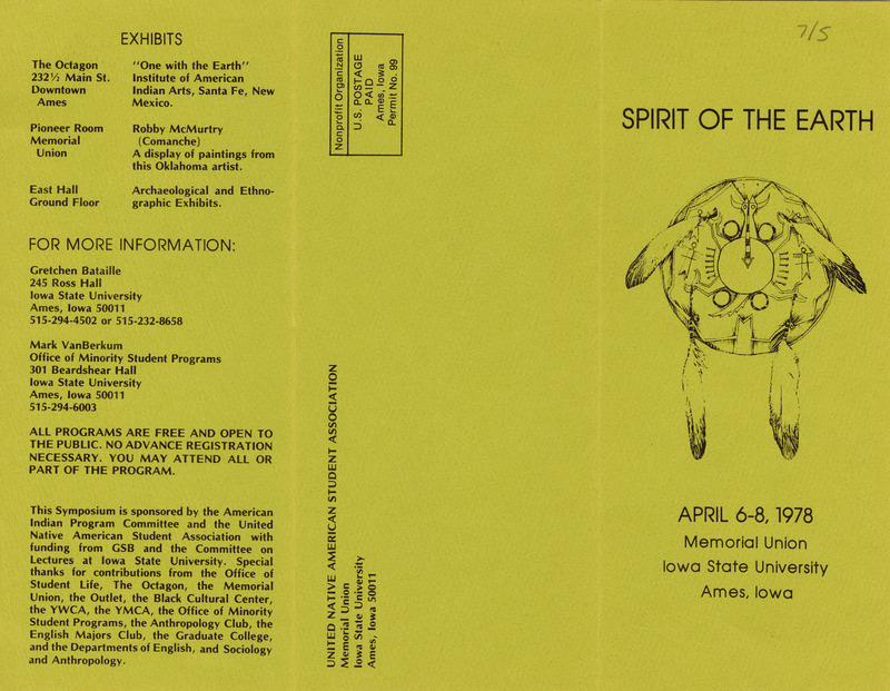 Symposium with lectures, film, and exhibits.