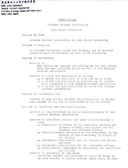 Constitution laying out the purpose, membership, committees, and meetings for the organization.