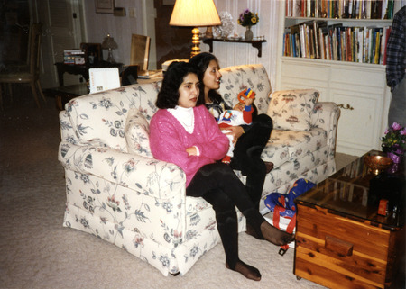 Attendees at a Nepal Student Association potluck.
