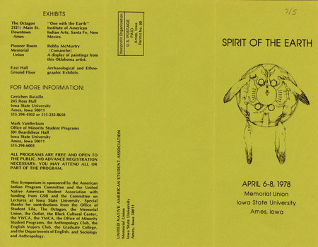 Symposium with lectures, film, and exhibits.