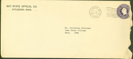 A typed letter from George Nerney to Christian Petersen, discussing Petersen's recognition dinner and Nerney's hope to attend, Nerney also recalls previous commissions to Petersen.