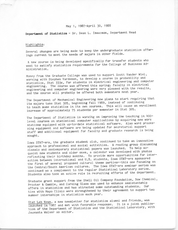 Contents: Highlights