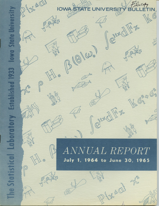 Contents: Personnel -- Consulting and Joint Research -- Current Research -- Publications and Professional Activities -- Teaching