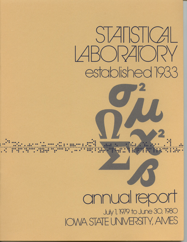 Contents: Personnel -- Consulting and Cooperative Research -- Current Research -- Professional Activities: Papers, Lectures, Seminars -- Publications and Dissertation abstracts: Published Research, Dissertation Abstracts -- Department of Statistics: Graduate Students, Undergraduates, Seminars -- In Memoriam: Sidney Addelman, Leon Jordan Filho, William G. Cochran