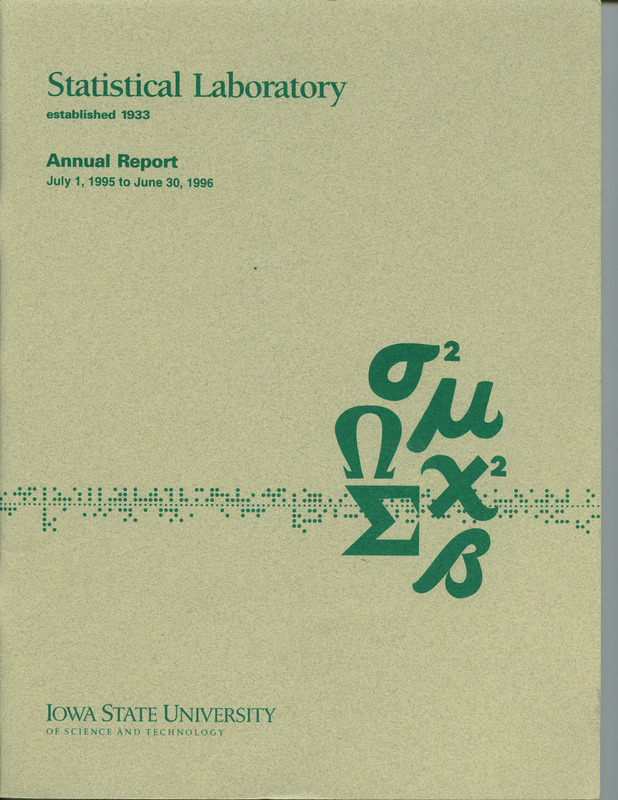 Contents: Personnel -- Consulting and Cooperative Research -- Current Research -- Professional Activities: Papers Presented, Lectures, Seminars -- Publications and Dissertation Abstracts: Books, Published Research, Thesis Abstracts -- Department of Statistics: Graduate Students, Undergraduates, Seminars  -- In Memoriam -- Photo Credits