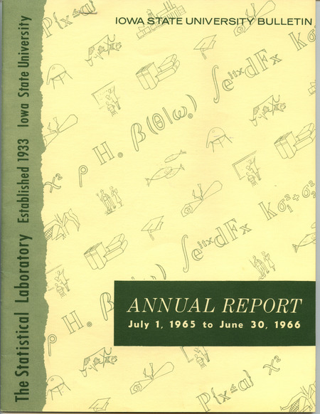Contents: Peronnel -- Consulting and Joint Resarch -- Current Research -- Publications and Professional Activitiess -- Teaching