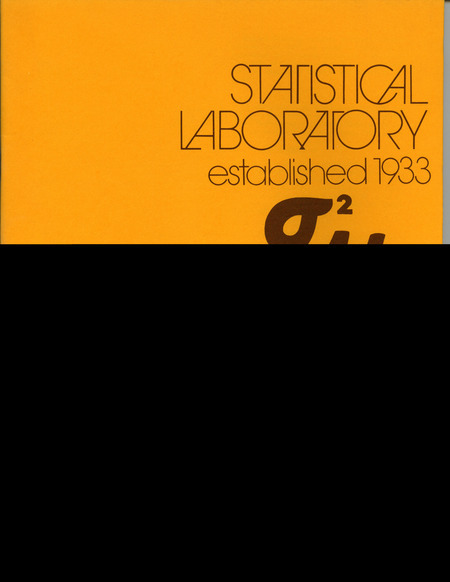 Contents: Personnel -- Consulting and Cooperative Research -- Current Research -- Professional Activities: Papers, Lectures, Seminars -- Publications and Dissertation Abstracts: Published Research, Dissertation Abstracts -- Department of Statistics: Graduate Students, Undergraduates, Seminars