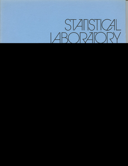 Contents: Personnel -- Consulting and Cooperative Research -- Current Research -- Professional Activities: Papers, Lectures, Seminars -- Publications and Dissertation Abstracts: Published Research, Dissertation Abstracts -- Department of Statistics: Graduate Students, Undergraduates, Seminars