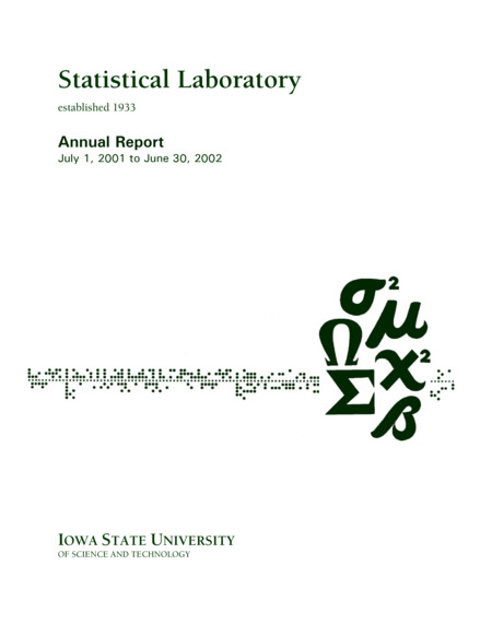Contents: AGEP -- VIGRE -- Departmental News -- Survey Section -- On the Lighter Side -- Publications: Refereed, Books, Book Chapters, Non - Refereed, Miscellaneous, Dissertations -- Editorships -- Awards & Recognition -- Contracts & Grants -- Graduates -- Scholarships -- Faculty -- In Memorium