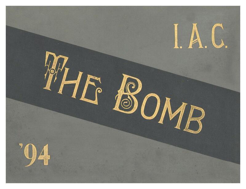 1894 Bomb--Iowa State University Yearbook.