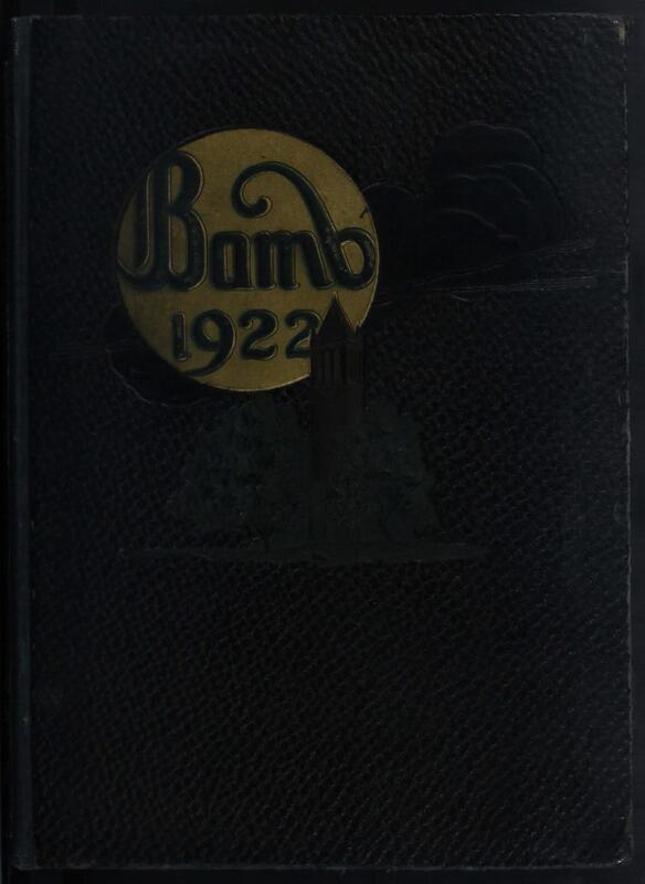 1922 Bomb--Iowa State University Yearbook.