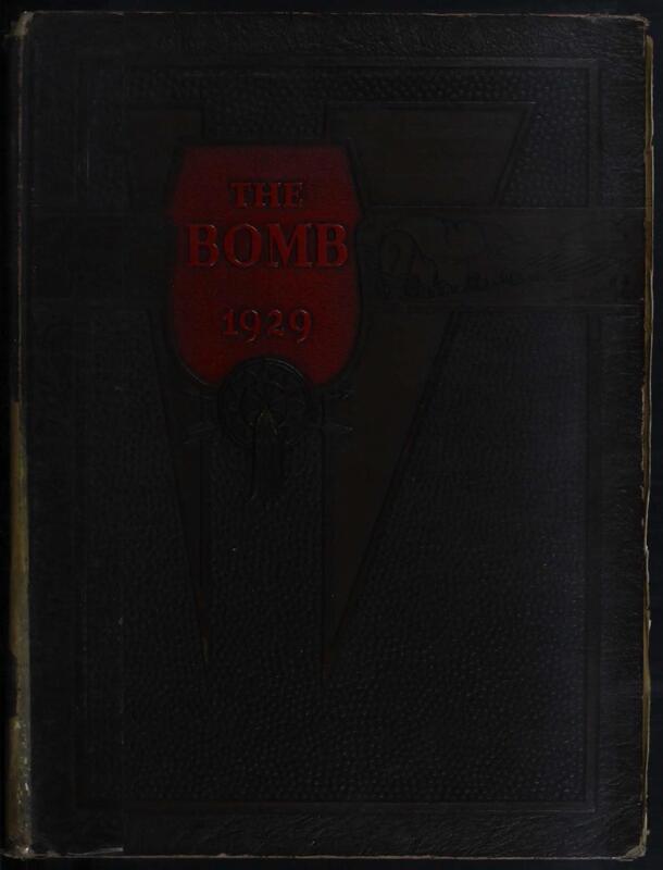 1929 Bomb--Iowa State University Yearbook.