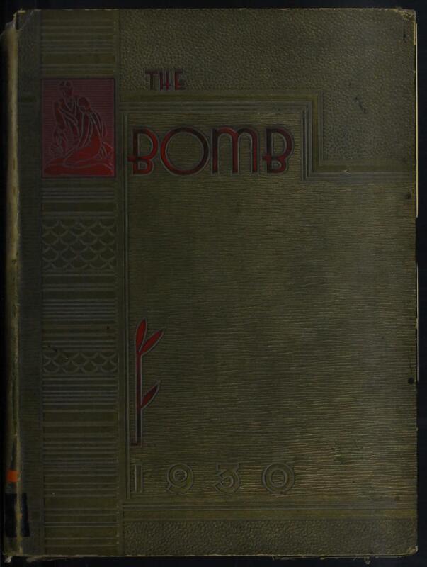 1930 Bomb--Iowa State University Yearbook.