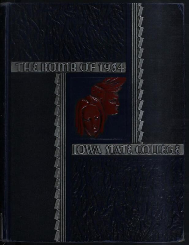 1934 Bomb--Iowa State University Yearbook.