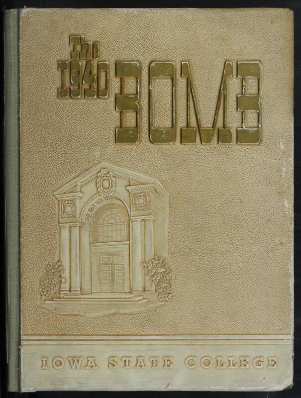 1940 Bomb--Iowa State University Yearbook.