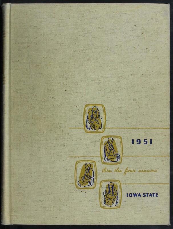 1951 Bomb--Iowa State University Yearbook.