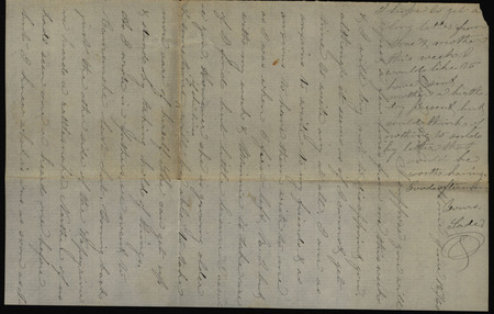 Letter from Sarah Underwood to Ann E. Tefft, June 18, 1860 regarding her child's growth, a wagon trip to Camanche, Iowa, and seeing a rattlesnake.
