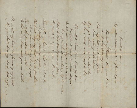 Verses selected by Esther H. Harley, September 21, 1856 in reference to Sarah Underwood's move from Kingston, Rhode Island to Princeton, Iowa. The verses are "Farewell to Home" and "To Sarah."