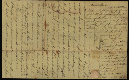 Letters from Sarah Underwood to Ann E. Tefft, Mae Tefft and John Tefft November 30, 1858 and December 1858 describing their Thanksgiving celebration, financial difficulty that prevents travel, snow, the potential for flooding, Lutheran church meetings, sleighing, dreaming, and letters from family.