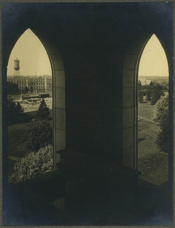 View from Campanile. Photograph appears in 1908 edition of Bomb.