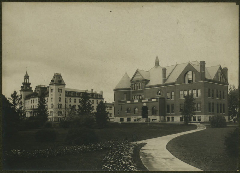 Old Main and Morrill Hall.