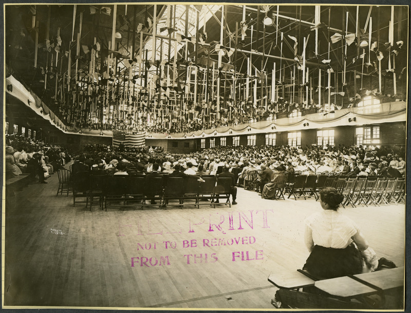 Commencement ceremony held in 1913.