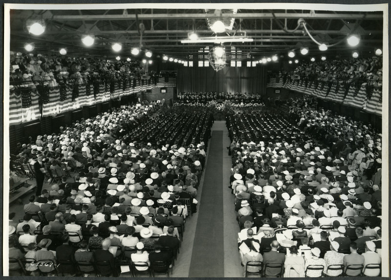 Commencement ceremony held in 1935.