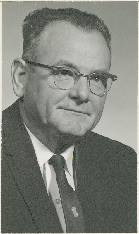 George M. Browning, Associate Director of the Agriculture and Home Economics Experiment Station, who retired in 1978, is shown in a portrait taken in 1965.