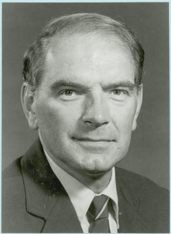 Thomas A. Fretz, Associate Dean of the College of Agriculture and Associate Director of the Agriculture and Home Economics Experiment Station, is shown in this portrait taken in 1989.