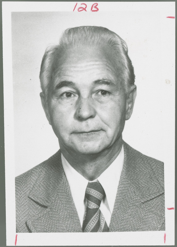 Earl O. Heady, Ph.D, 1945, is shown is this portrait taken in May 1977.