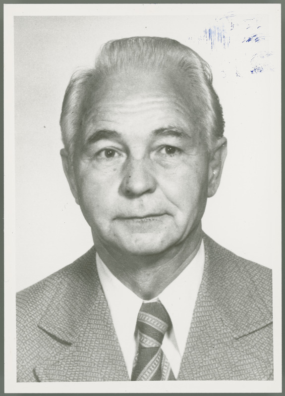 Earl O. Heady is shown is this portrait taken in May 1977.