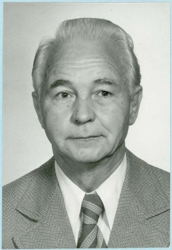 Earl O. Heady, Distinguished Professor of Economics, is shown in this portrait taken in May 1977.