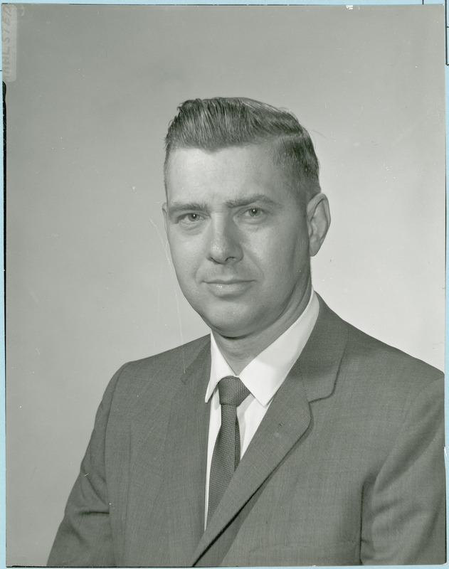 John Mahlstede, Associate Director of the Iowa Agriculture and Home Economics Experiment Station, is shown in this portrait taken in 1966.