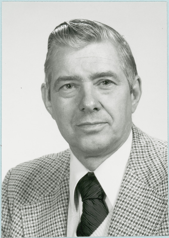 John Mahlstede, Associate Director of the Iowa Agriculture and Home Economics Experiment Station, is shown in this portrait taken in 1978.