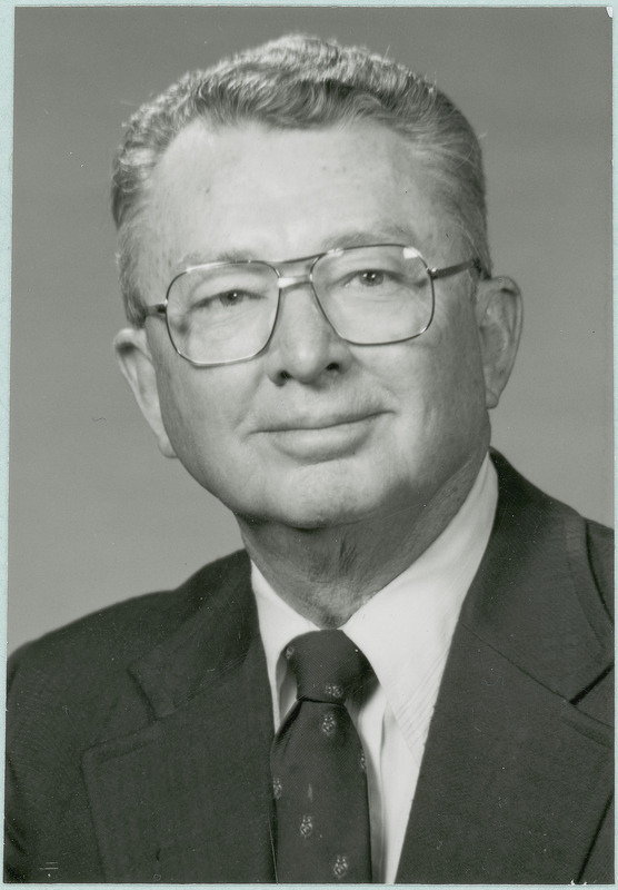 H.L. Self, Director of Outlying Farms, is shown in this portrait taken in 1983.