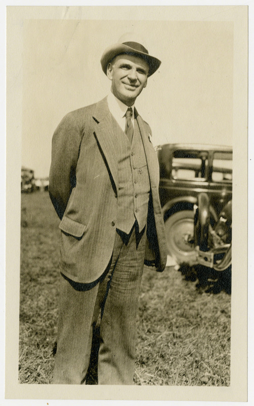 J. Brownlee Davidson, founder of Agricultural Engineering Department at Iowa State College, in 1930 or 1931.