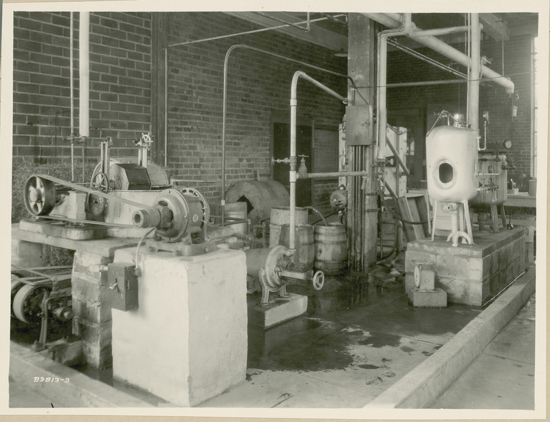 This view shows various pieces of equipment in the Paper Laboratory.