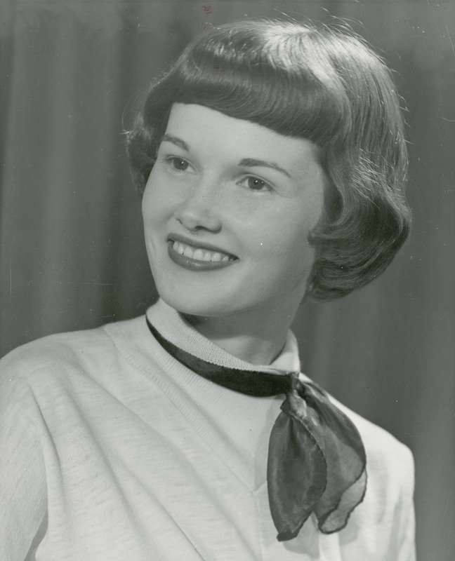 Mary Weethehead, Homecoming Queen poses for a formal portrait.