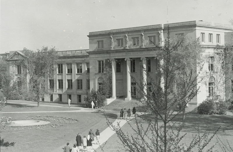 MacKay Hall, May 1948. The photograph was taken from Botany Hall.