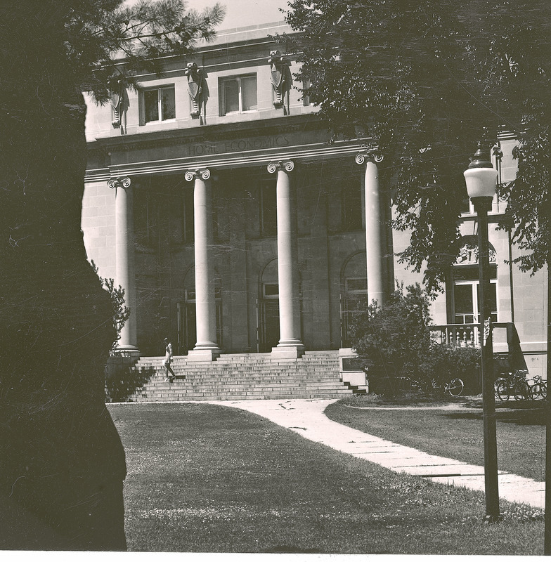 MacKay Hall entrance, 1973.