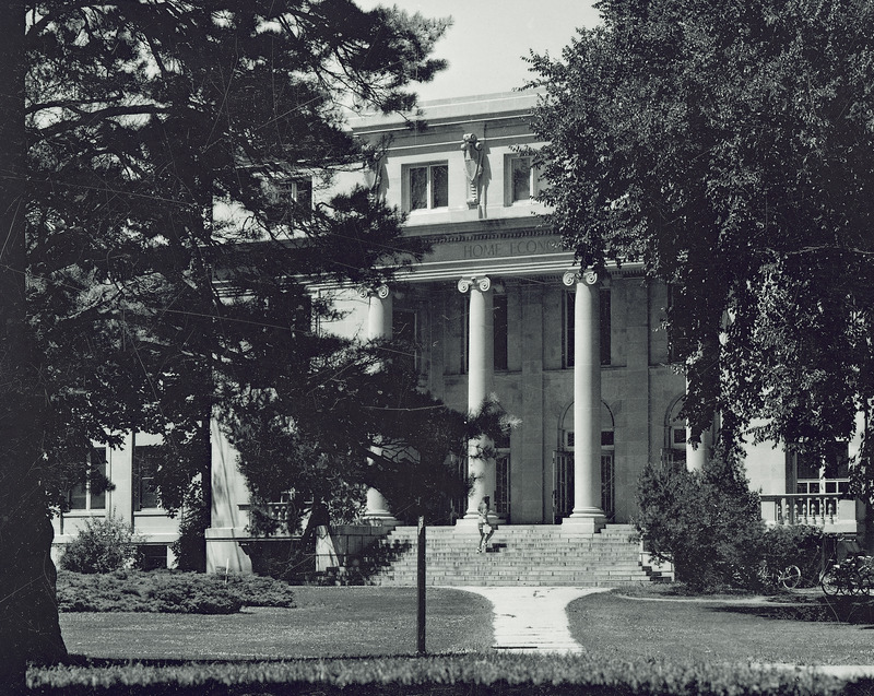 MacKay Hall entrance, 1973.