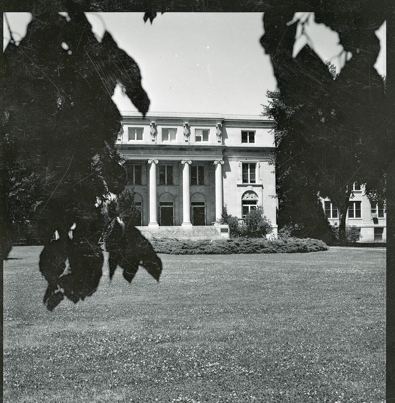 MacKay Hall entrance, 1973.