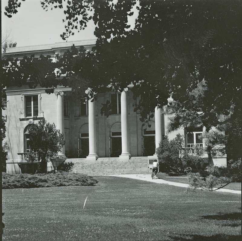 MacKay Hall entrance, 1973.