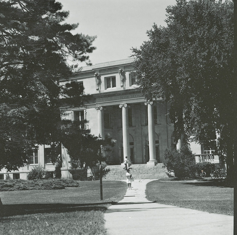 MacKay Hall entrance, 1973.