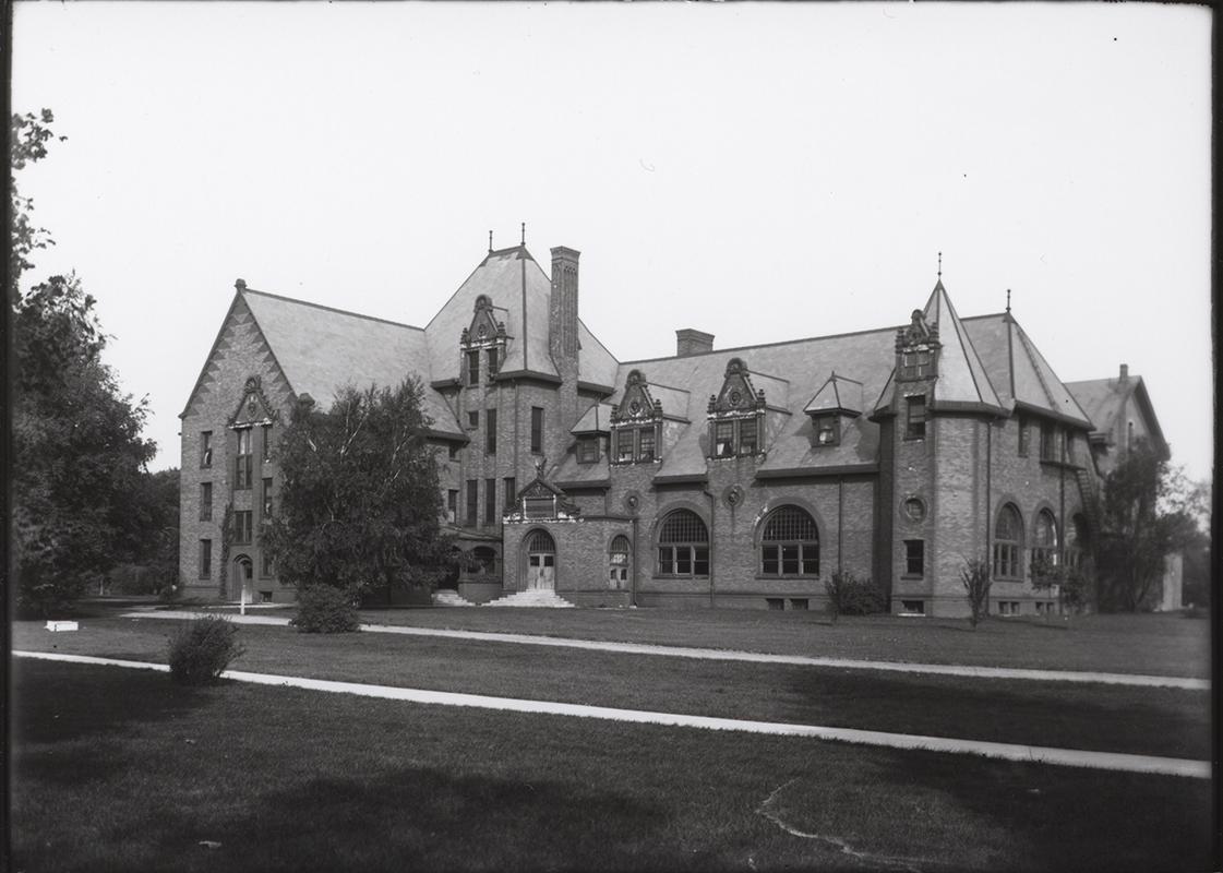 Photograph of the south and east side of Margaret Hall.