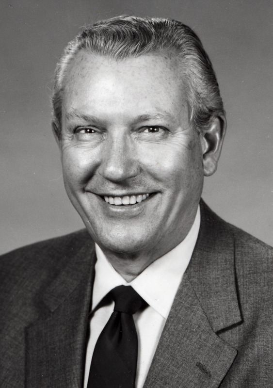 Warren B. Kuhn, Dean of the Library, is shown in this portrait taken in 1985.